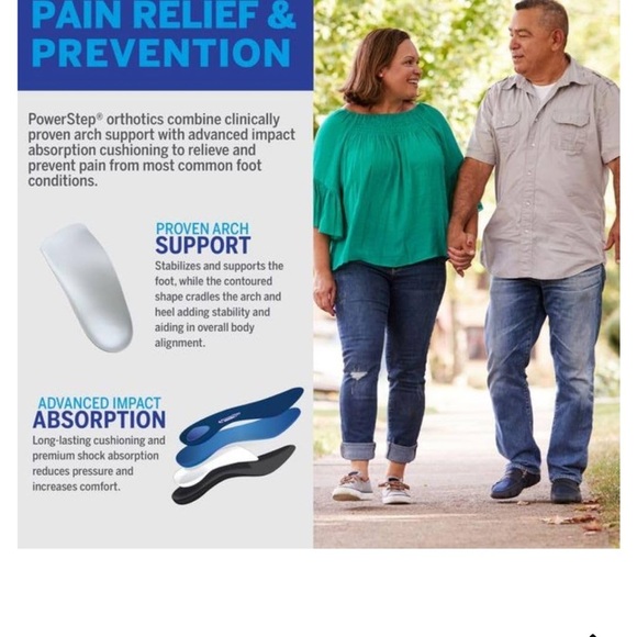 Powerstep ProTech 3/4 Pro Orthotic Supports - Picture 4 of 8